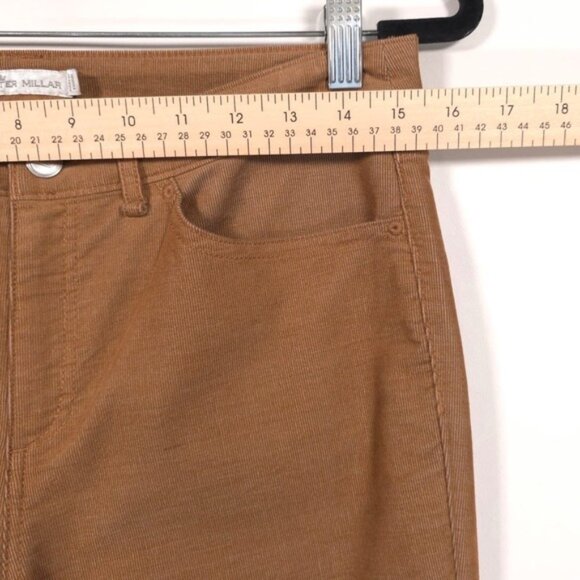 Peter Millar Golf Corduroy Brown Tan Pants Size 6 Cotton Blend Women's‎ LF19B49 - Picture 6 of 12